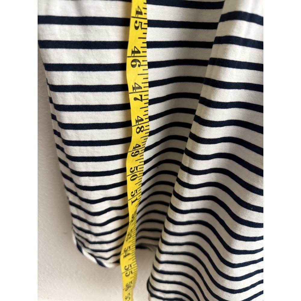 Frank & Eileen Emma Popover Henley Collared Maxi Dress striped large - Picture 12 of 12